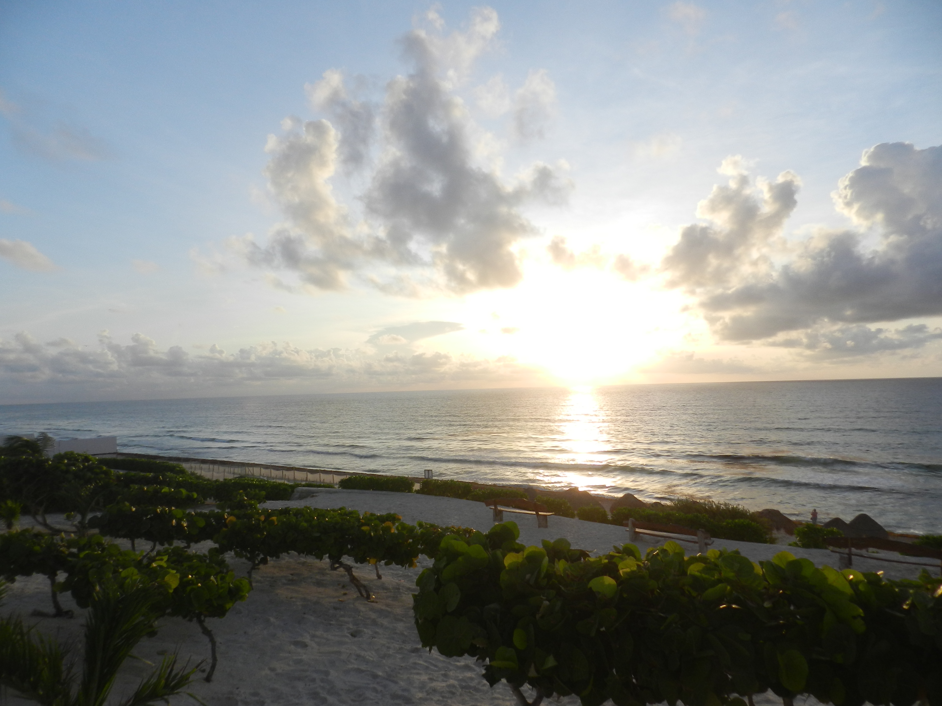 Cancun sun rise